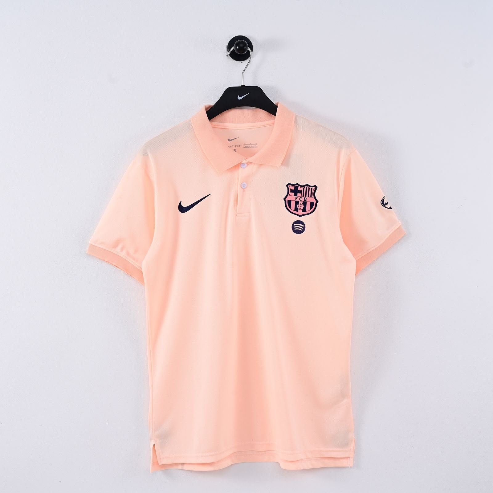 FC Barcelona Peach Premium Fan Version Polo Jersey